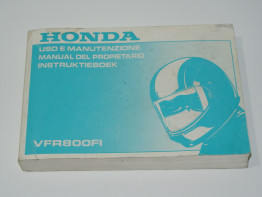 Instructieboekje Honda VFR 800 I