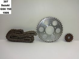 Ketting en tandwielset Suzuki GSX 750