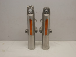 Fork pipe outside Harley Davidson Touring