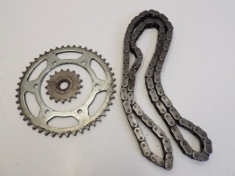 Ketting en tandwielset Yamaha FZR 1000