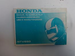 Instructieboekje Honda NTV 650