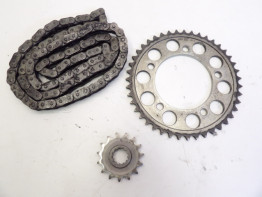 Chain and sprocket kit Honda CBR 600 F