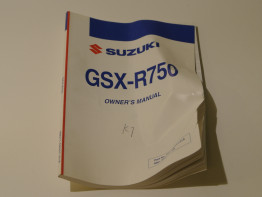 Fahrerhandbuch Suzuki GSX R 750