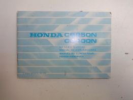 Instructieboekje Honda CB 250 N