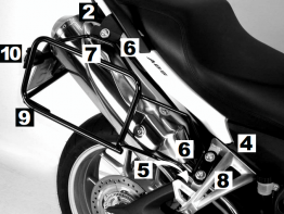 Kofferbeugel set Triumph Tiger 1050