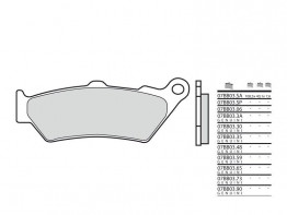 Braking pads rear BMW R 1200 GS LC