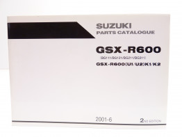 Parts book Suzuki GSX R 600