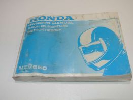Instructieboekje Honda NTV 650