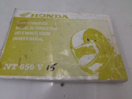 Instructieboekje Honda NTV 650