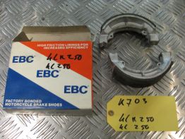 Remblokken achter Kawasaki KLR 250