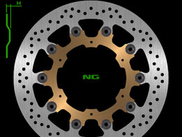 Remschijf voor Yamaha FJR 1300