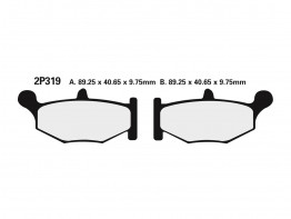 Braking pads rear Suzuki GSX R 600