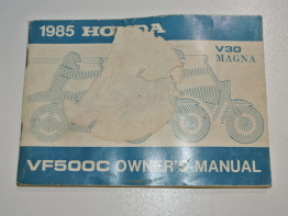 Instructieboekje Honda VF 500 