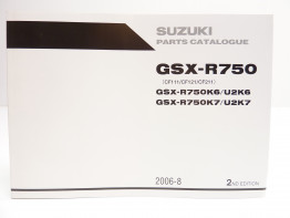 Parts book Suzuki GSX R 750