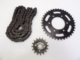 Chain and sprocket kit Kawasaki GPZ 550