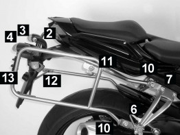 Koffer halter set Yamaha FZ1