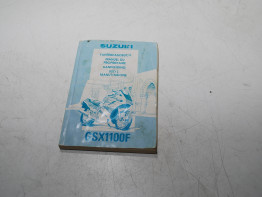 Manuel Suzuki GSX F 1100
