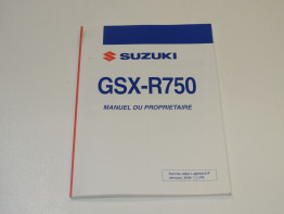 Fahrerhandbuch Suzuki GSX R 750