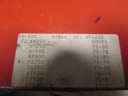 Bremsbeläge hinten Yamaha XT 500