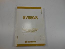 Manuel Suzuki SV 650