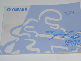 Fahrerhandbuch Yamaha FZ6