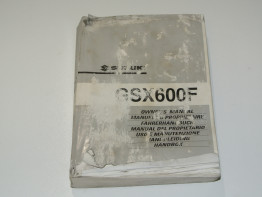 Instructieboekje Suzuki GSX F 600
