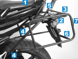 Suitcase bracket set Yamaha FZ1