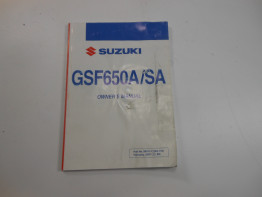 Instructieboekje Suzuki GSF 600 650 Bandit 