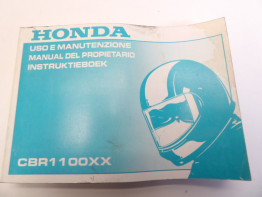 Instructieboekje Honda CBR 1100 XX