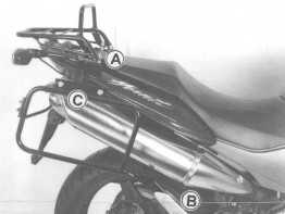 Suitcase bracket set Honda CB 600 F