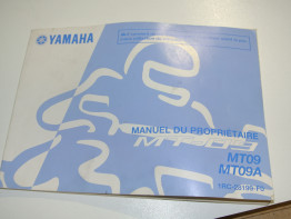Instructieboekje Yamaha MT 09