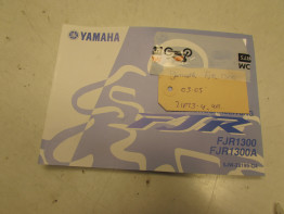 Instructieboekje Yamaha FJR 1300