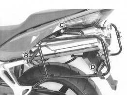 Suitcase bracket set Honda VFR 800 I