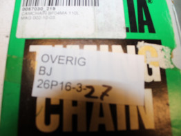 Nockenwelle kette Overig Onbekend Unknown