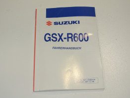 Manuel Suzuki GSX R 600