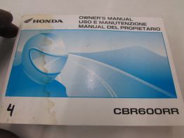 Fahrerhandbuch Honda CBR 600 RR
