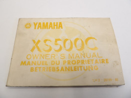 Instructieboekje Yamaha XS 500