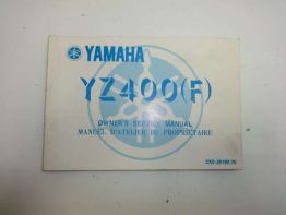 Instructieboekje Yamaha Overige Yamaha