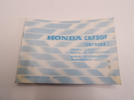 Fahrerhandbuch Honda CB 750 F