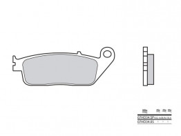 Remblokken achter Honda ST 1100 Pan European