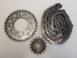 Ketting en tandwielset Honda CMX 450