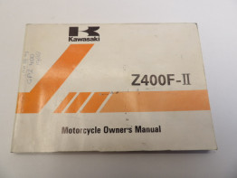 Instructieboekje Kawasaki GPZ 400