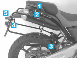 Kofferbeugel set Yamaha MT 03