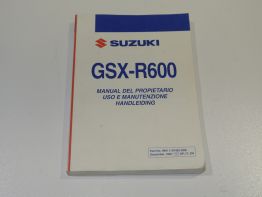 Instructieboekje Suzuki GSX R 600