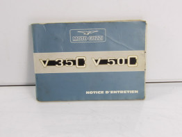 Fahrerhandbuch Moto Guzzi V35 V50 V65