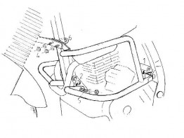 Valbeugel Honda NX 650 Dominator