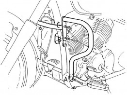 Valbeugel Yamaha XVS 650 Dragstar
