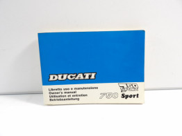 Instructieboekje Ducati 750 sport