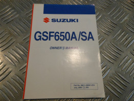 Instructieboekje Suzuki GSF 600 650 Bandit 