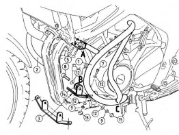 Valbeugel Yamaha TDM